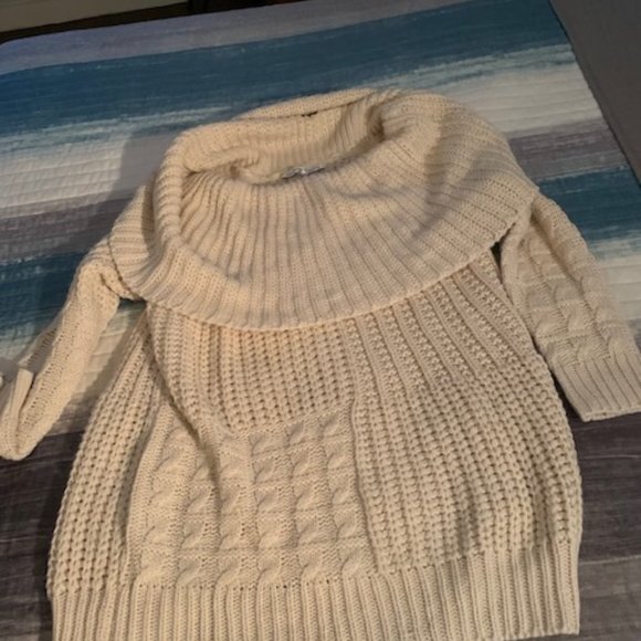 collective concepts chunky knit sweater size xs - Picture 3 of 3